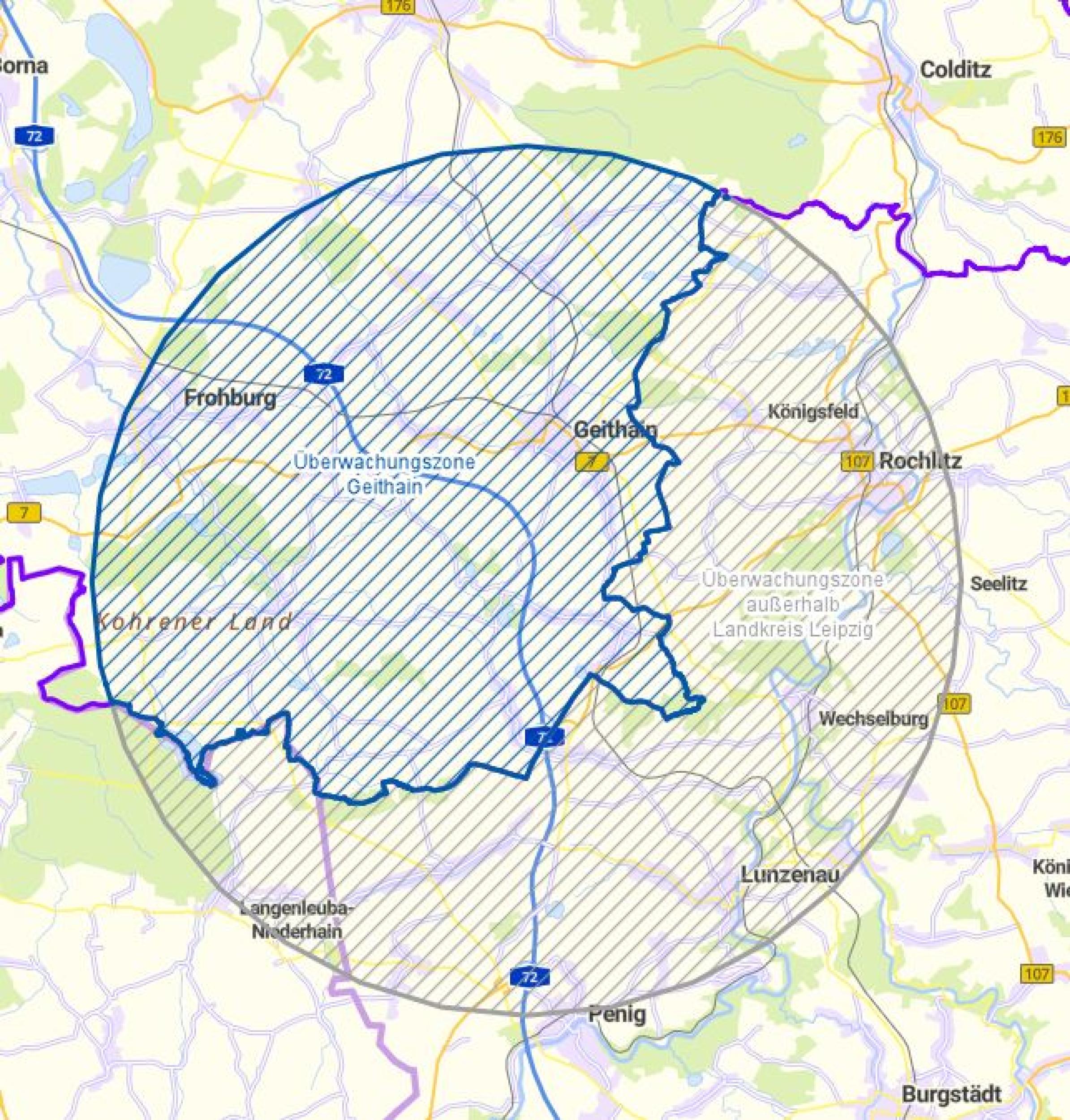 <p>&Uuml;berwachungszone Ausbruch Geithain 26.02.2026</p>
