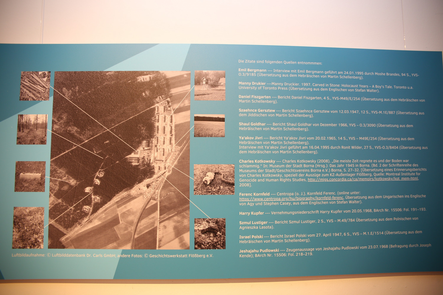 Luftbild des Lagers der Royal Airforce